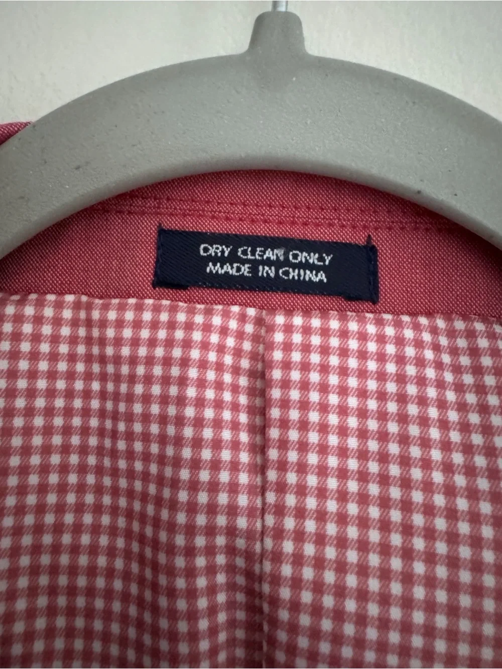 SADDLEBRED 100% Cotton 2 Button Gingham Lined Blazer Sports Coat -Men's Size 46L